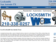 Tablet Screenshot of locksmith-sanantonio-tx.com